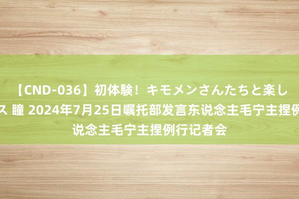 【CND-036】初体験！キモメンさんたちと楽しいセックス 瞳 2024年7月25日嘱托部发言东说念主毛宁主捏例行记者会