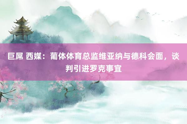 巨屌 西媒：葡体体育总监维亚纳与德科会面，谈判引进罗克事宜